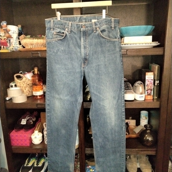 Vintage Levi's Orange Tab high waist 505's 38x32 - Picture 6 of 9